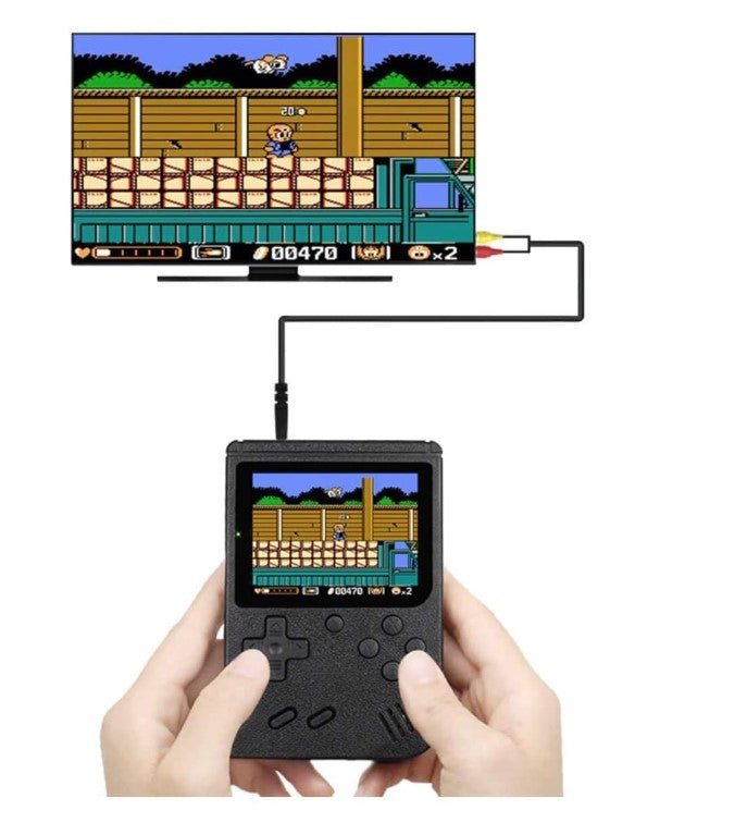 CONSOLA SUP PORTATIL + TV 400 JUEGOS RETRO